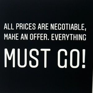 Make an offer 9 times out of 10 I accept!